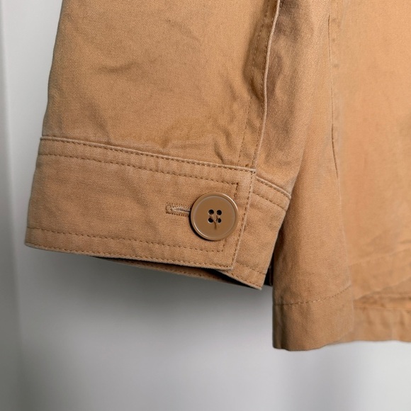 Forever 21 Tan Utility Trench Jacket • Faux Suede • Size L - Picture 5 of 5